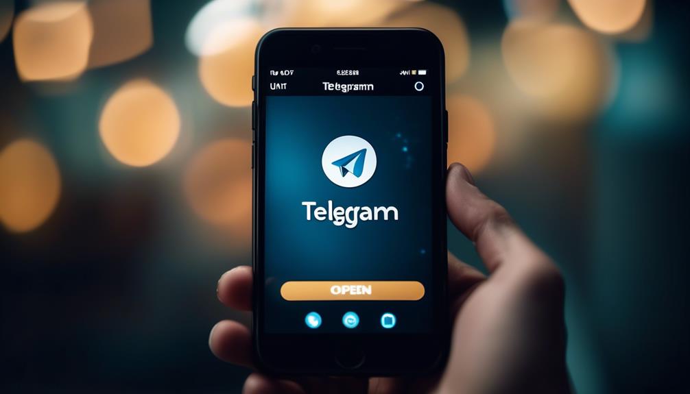 creating a telegram account