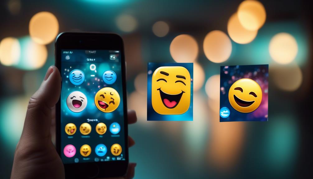 emoji and sticker reactions