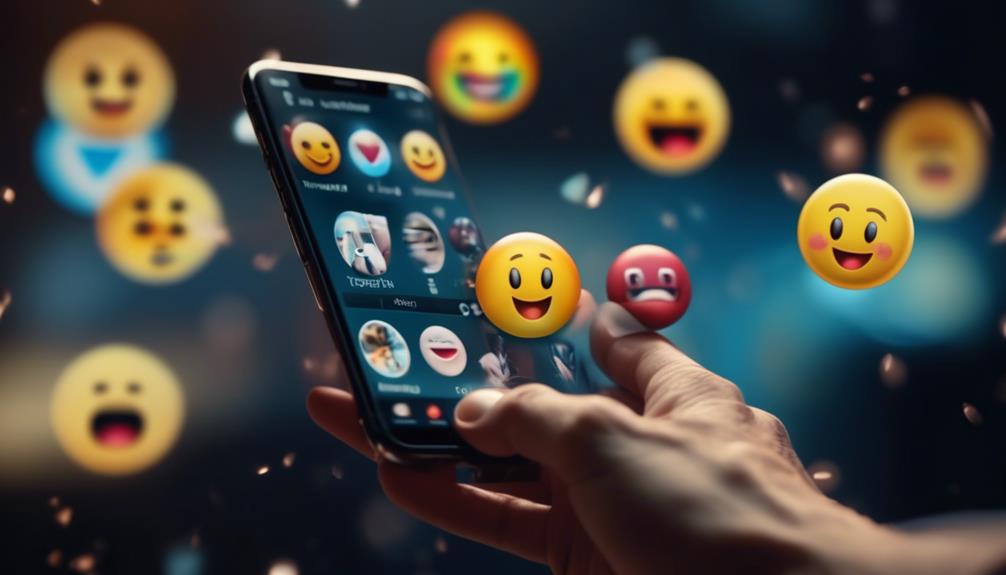 emoji selection for quick responses
