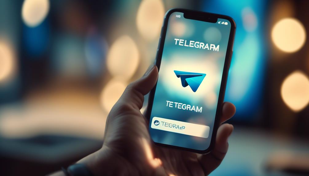 finding the telegram app