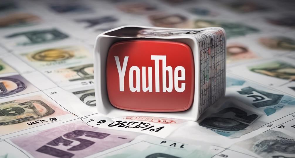 youtube pays creators monthly