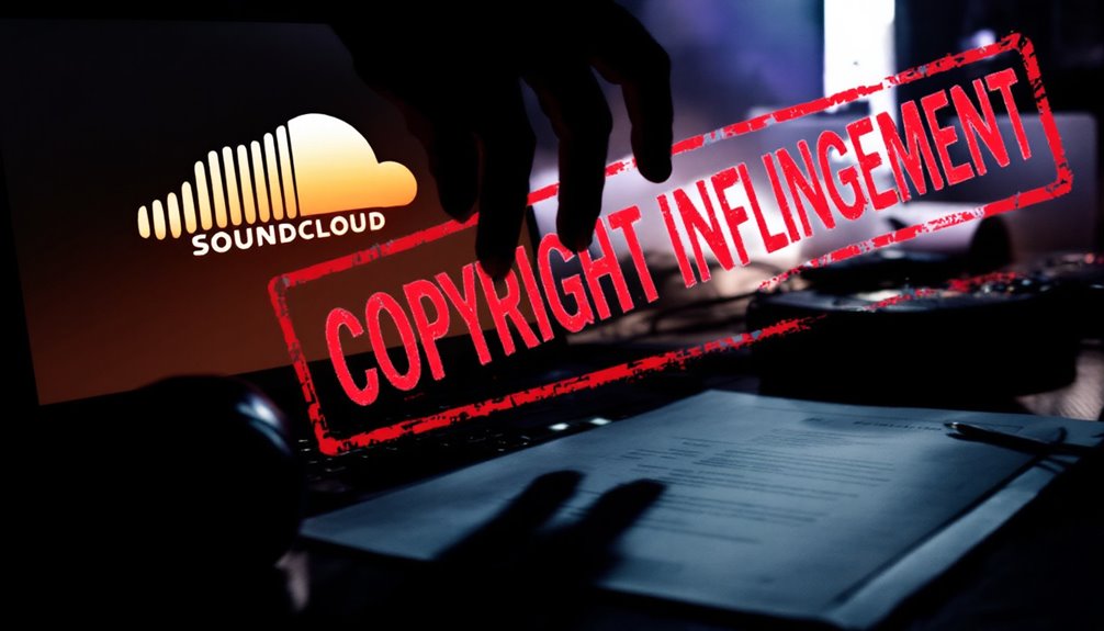 copyright infringement repercussions soundcloud